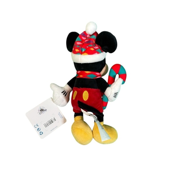 DISNEY STORE MICKEY MOUSE HOLIDAY PLUSH 9 1/2"  CHRISTMAS 2018 MINI BEAN BAG - Picture 5 of 11
